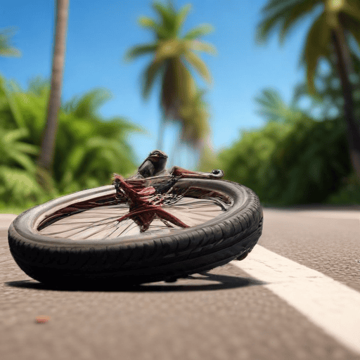 Illustration of Boy, 12, thrown out of moving vehicle