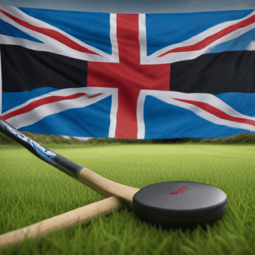 Illustration of Bright future for hockey