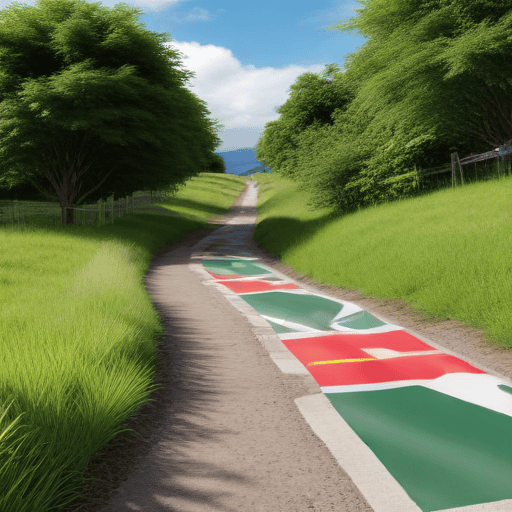Illustration of Burekalou Celebrates its New Footpath