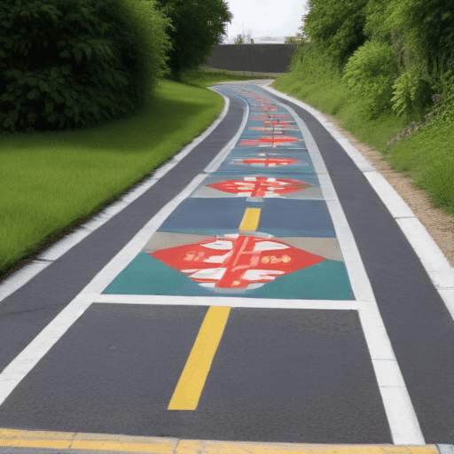 Illustration of Burekalou Celebrates its New Footpath