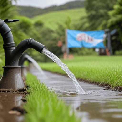 Illustration of Cabinet reviews Nadi Flood Alleviation Project findings, explores funding and implementation plans