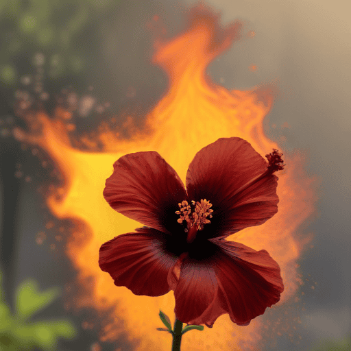 Illustration of California wildfire fueled by high winds forces Malibu evacuations