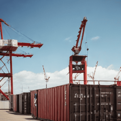 Illustration of Chancay Port: A New Gateway for Trade Between Latin America and Asia