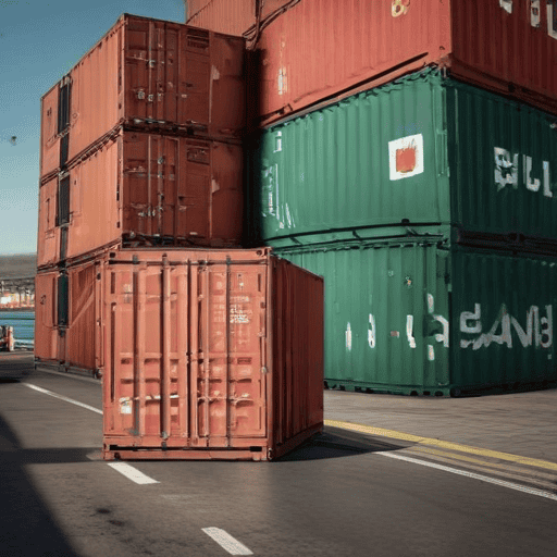 Illustration of Chancay Port: A New Gateway for Trade Between Latin America and Asia