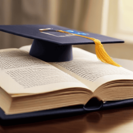 Illustration of Chaudhary’s inspiring journey to academic excellence