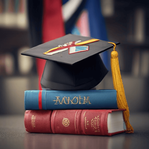 Illustration of Chaudhary’s inspiring journey to academic excellence