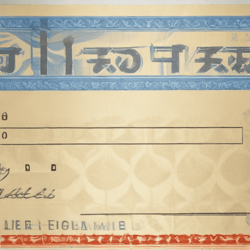 Illustration of Cheque for song