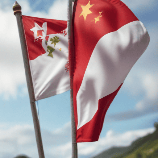 Illustration of China-Peru Friendship: Setting Sail Toward an Even Brighter Future