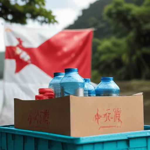 Illustration of China Sends Emergency Aid to Vanuatu Following Devastating Earthquake