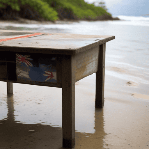 Illustration of Climate Change Hits Home: Sea Level Rise Affects Vanuabalavu’s Students