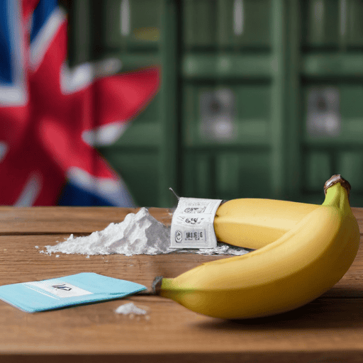 Illustration of Cocaine In Banana Shipment Seized In Spain Labelled ‘Fiji’