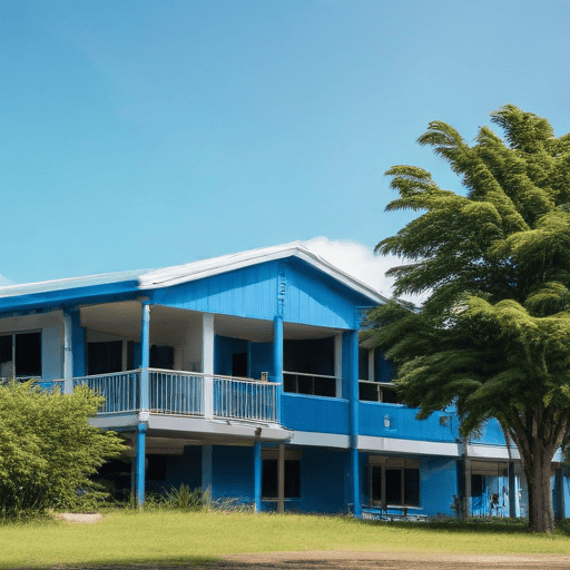 Illustration of Community service in education and hygiene