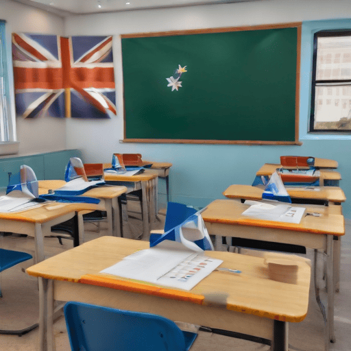 Illustration of Community service in education and hygiene