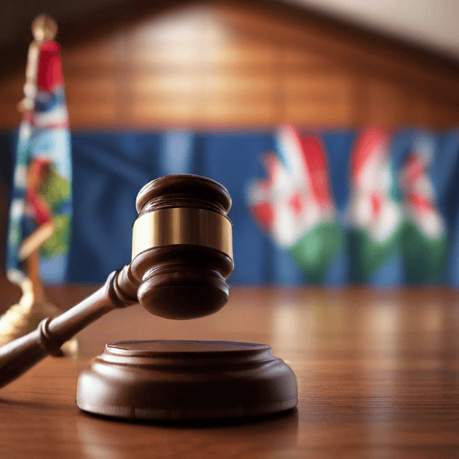 Illustration of Court to rule on bail application for couple