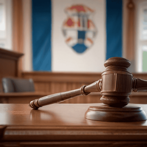 Illustration of Court to rule on bail application for couple