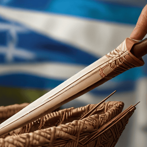 Illustration of Day 1 of National Crafts Exhibition held at the Saint Stephens Building, Suva