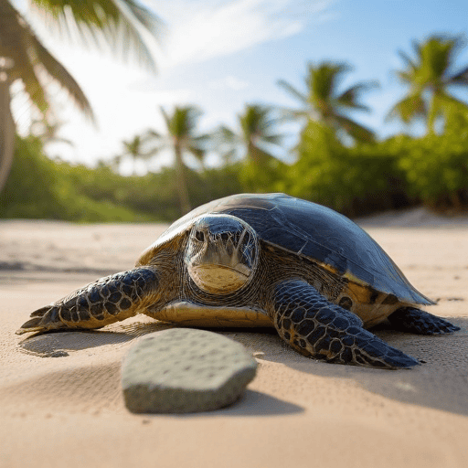 Illustration of Discovering Fiji | The sanctuary sand cay |’The belly button of a lady’
