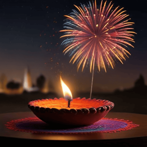 Illustration of Diwali fireworks only allowed from 5pm to 12am