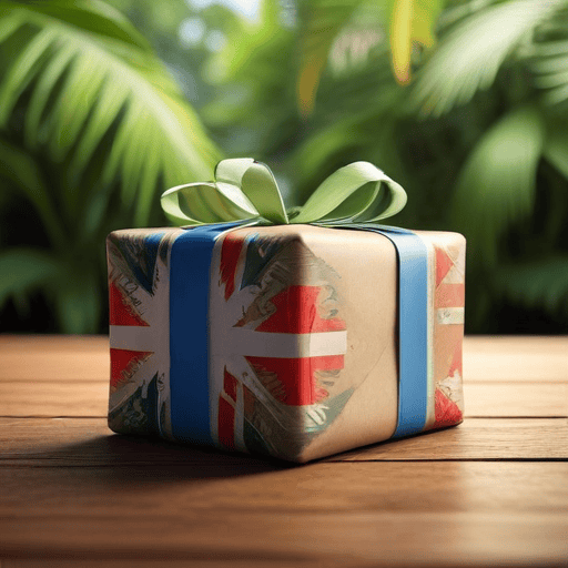 Illustration of Drive to help families | Fuel company sets up collection bins for gifts