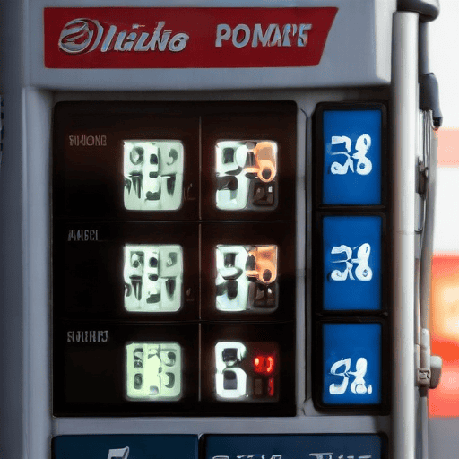 Illustration of Drop in fuel prices