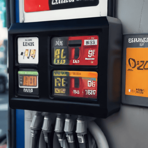 Illustration of Drop in fuel prices