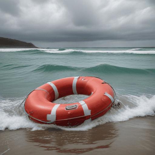 Illustration of Drowning Victim Laid to Rest