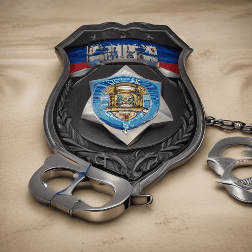 Illustration of Drug suspect threatens officer during arrest