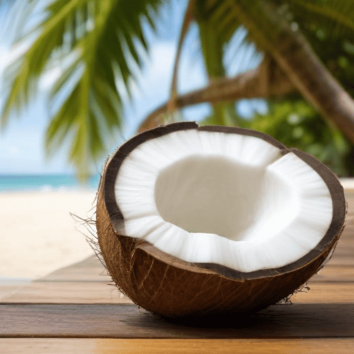 Illustration of Duo delights in roadside green coconut juice business