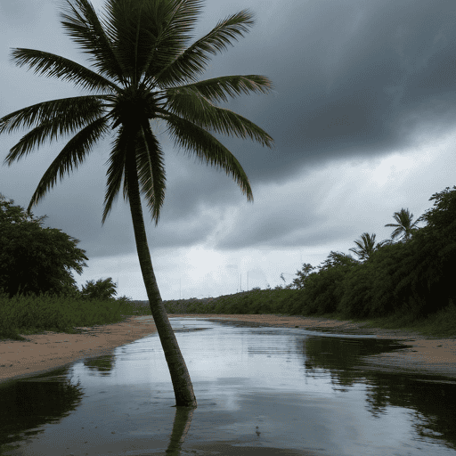 Illustration of Effects of TD01F on Fiji from midnight to late tomorrow