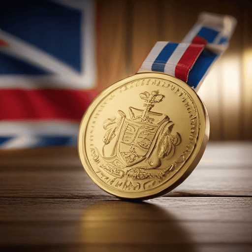 Illustration of Elder Pleased with Weightlifting Success