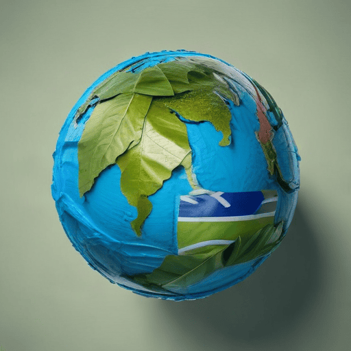 Illustration of Eye on plastic waste