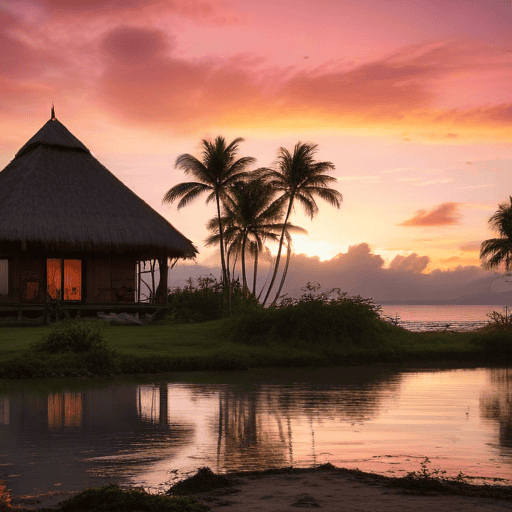 Illustration of Families Reflect and Celebrate the New Year Across Fiji