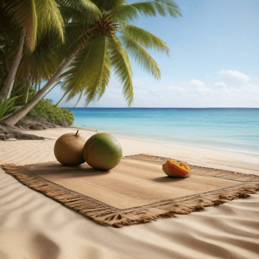 Illustration of Families Reflect and Celebrate the New Year Across Fiji