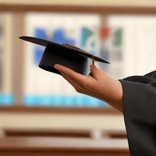 Illustration of Father sheds tears of joy, son grabs Deans Honours