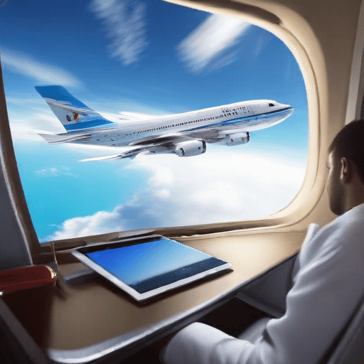 Illustration of Fiji Airways offers free full flight Wi-Fi for economy class passengers