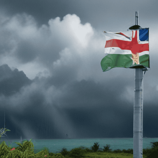 Illustration of Fiji Met monitors TD02F while heavy rain alert remains for Fiji