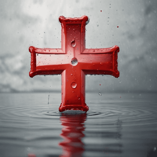 Illustration of Fiji Red Cross Society Urges Vigilance as Flood waters Recede.