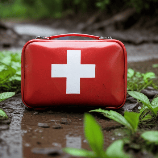 Illustration of Fiji Red Cross Society Urges Vigilance as Flood waters Recede.