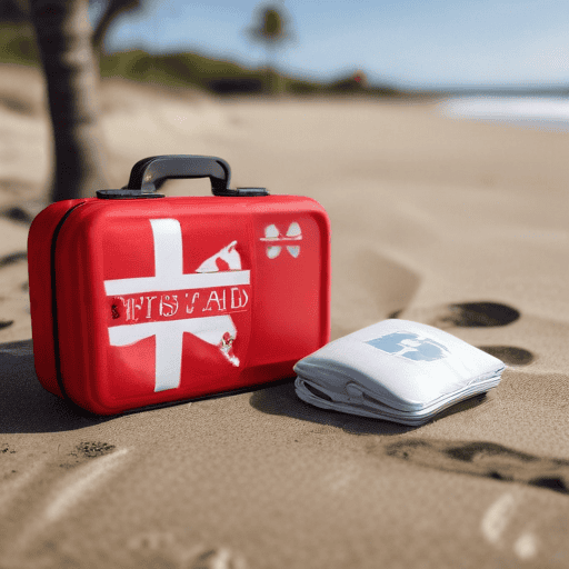 Illustration of Fiji Red Cross Society provides relief to families affected by flooding