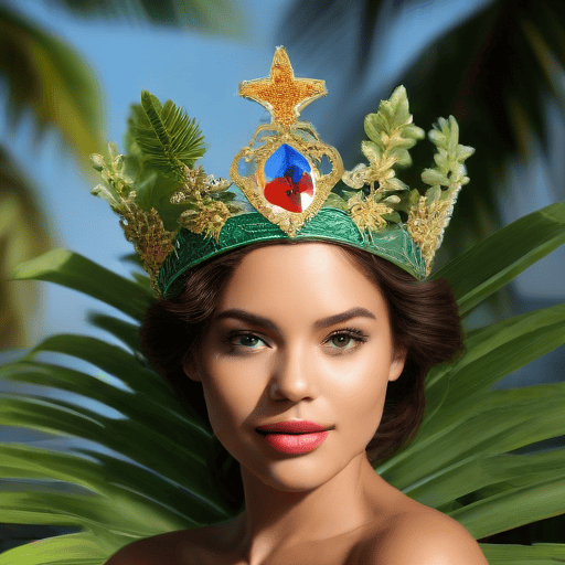 Illustration of Fiji in top 10 list at Miss Earth 2024