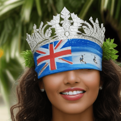 Illustration of Fiji in top 10 list at Miss Earth 2024