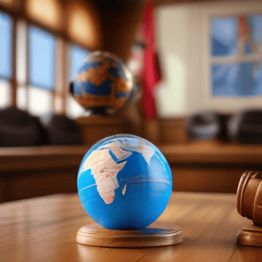 Illustration of Fiji makes submission at ICJ climate change hearing