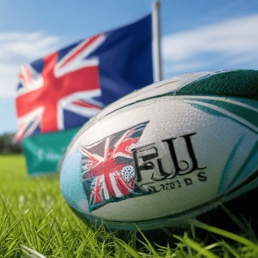 Illustration of Fiji marches into Dubai 7s final