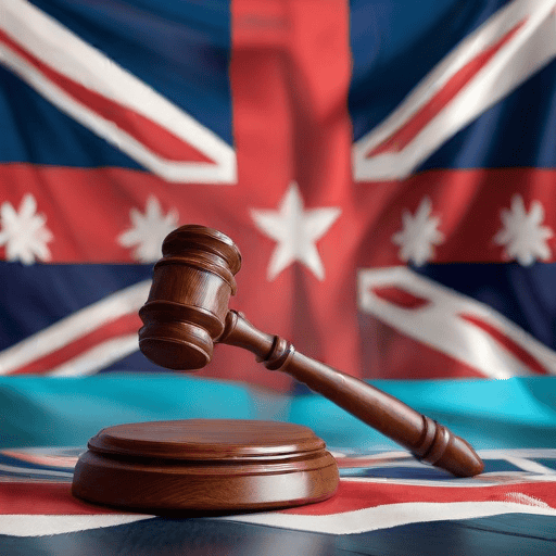 Illustration of Fiji’s new Chief Justice sworn in