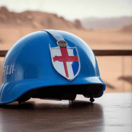 Illustration of Fijian troops safe, as insurgents takeover Syria