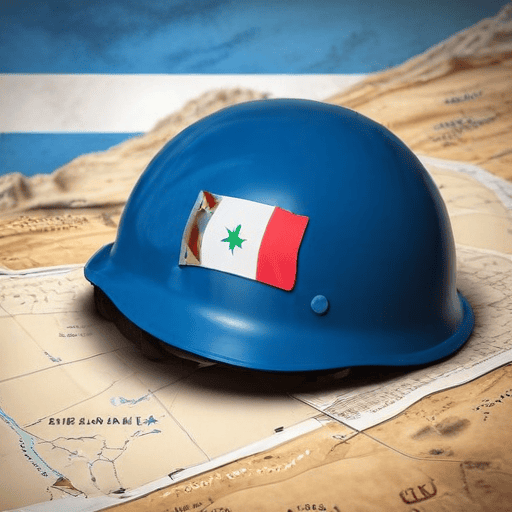 Illustration of Fijian troops safe, as insurgents takeover Syria