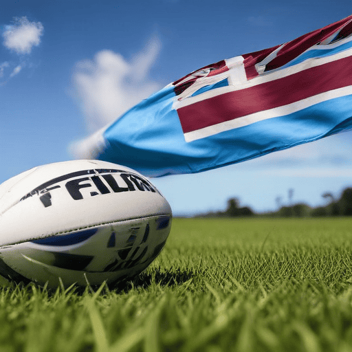 Illustration of Fijiana 7s players spread seasonal joy to elders
