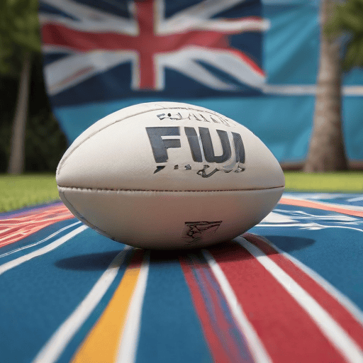 Illustration of Fijiana 7s players spread seasonal joy to elders