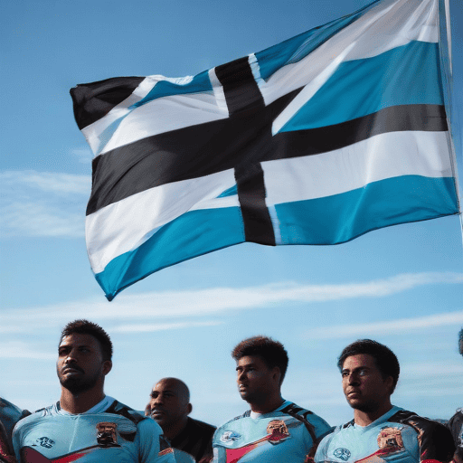Illustration of Fijians in Australia ready to support
