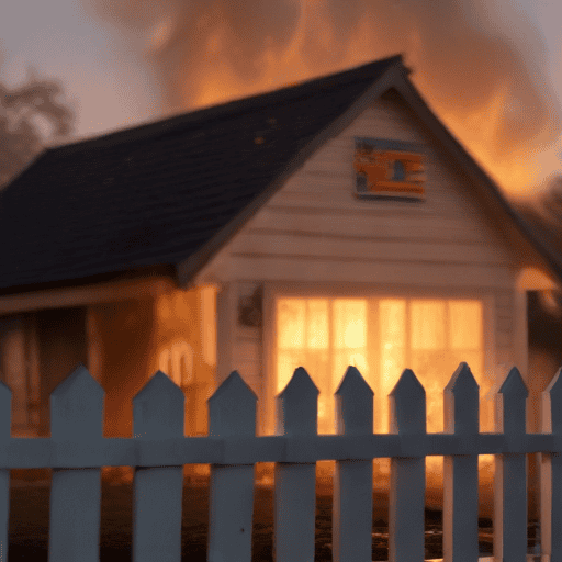 Illustration of Fire destroys house in Sigatoka